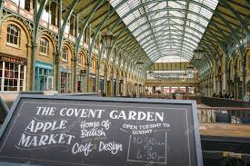view of covent garden market stock