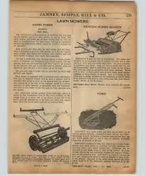 Details About 1934 Paper Ad Fenden Horse Drawn Power Lawn Mower Golf Course Toro Crestlawn