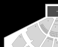 comcast center seating chart with rows
