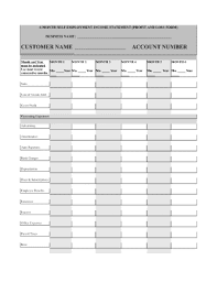 Month Profit Fill Online Printable Fillable Blank