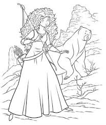Merida from brave is fun to color in! Kids N Fun Com 83 Coloring Pages Of Brave