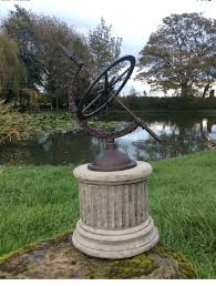 Garden Cast Iron Armillary Sundial