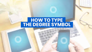 type the degree symbol on iphone