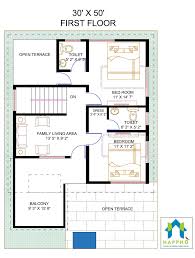 floor plan for 30 x 50 feet plot 4