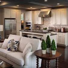 living room and kitchen design