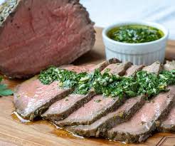 top round roast beef with chimichurri