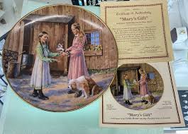 gift plate little house on the prairie