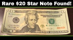 Searching 5 000 In Currency Rare 20 Star Note Found
