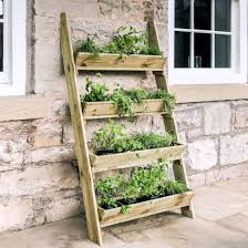 Outdoor Herb Planter Zest Ladder Planter