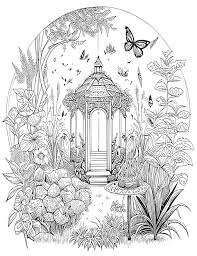 Book1 25 Fantasy Garden Grayscale