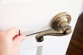 how to fix a loose lever door handle