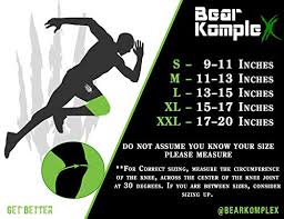 Bear Komplex Compression Knee Sleeves Fitness Support For