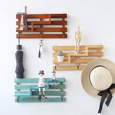 vintage chic wall shelf wooden wall