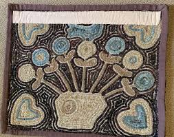 lollypop primitive hooked rug