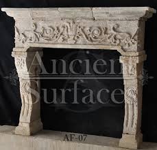 Antique Stone Fireplace Mantles