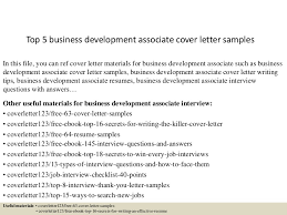 To be be your own boss, work your own hours, and do the work that you've always wanted to do is incredibly freeing. Top 5 Business Development Associate Cover Letter Samples