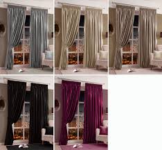Get velvet curtains, blackout curtainsat halfpricedrapes.com. Chantal Faux Velvet Pair Of Lined Tape Curtains Various Sizes Available Lights And Linen