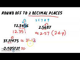 round off numbers to 2 decimal places