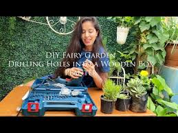 Drilling Holes In Wooden Box Planter