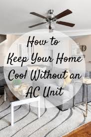 home cool without an ac unit