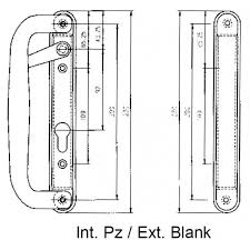 Pro Inline Patio Door Handles