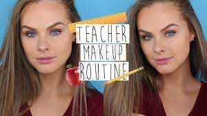 updated simple teacher makeup routine