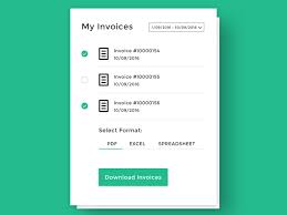 Invoice Download Ui Concept By Dennis Montes Dribbble Dribbble