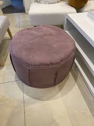 target pink suedette floor cushion