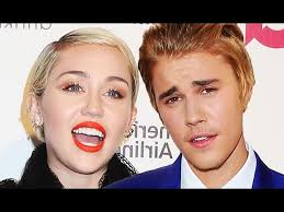 miley cyrus reacts to justin bieber