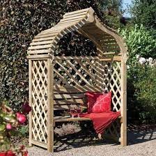 garden arbours for wooden