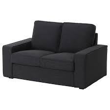 kivik シーヴィク 2人掛けコンパクトソファ ヒッラレド チャコール ikea コンパクトソファ ソファ 布製ソファ