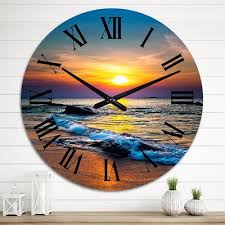 Nautical Coastal Wall Clock