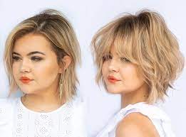 short hairstyles for fat faces