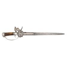 Attractive and Unusual Composite Silver-Mounted German Flintlock Sword  Pistol | Cowan's Auction House: The Midwest's Most Trusted Auction House /  Antiques / Fine Art / Art Appraisals