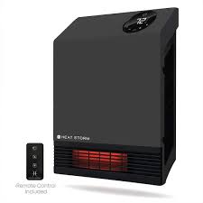 Gray Deluxe Indoor Infrared Wall Heater
