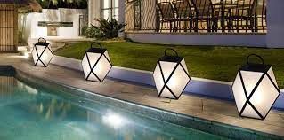 outdoor lighting modern garden furniture