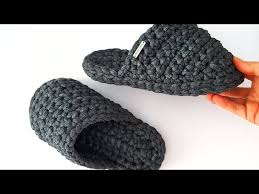 crochet slippers pattern tutorial for