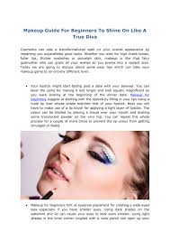 ppt makeup guide for beginners to