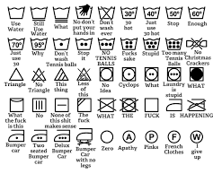 Laundry Symbols Reference Sheet Coolguides