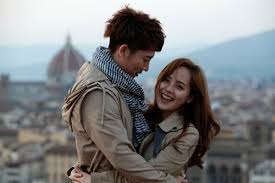 The loving couple met on the set of their 2009 mbc drama creating. Eugene And Ki Tae Young Kiss Under The Sunset Hancinema The Korean Movie And Drama Database