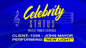 John Mayer New Light Music Video Fonts In Use