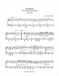 His childhood was an extremely musical one, singing together frequently as a family and with neighbors. Franz Joseph Haydn Symphony No 94 Surprise 2nd Movement Sheet Music Download Pdf Score 105705