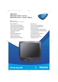 Thank you for your confidence in philips.you've selected one of the. Philips 20hf5335d Crt Television User Manual Manualzz