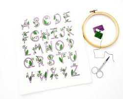 These words include a number of items that are used very frequently in german . How To Embroider Letters By Hand Part 1 Wandering Threads Embroidery