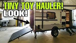 smallest 18ft toy hauler travel trailer