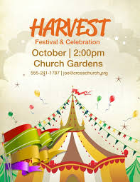 Harvest Festival Harvest Carnival Template Flyer Templates