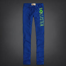 Hco1488 Hollister Women Sweatpants Blue Green Blue Different