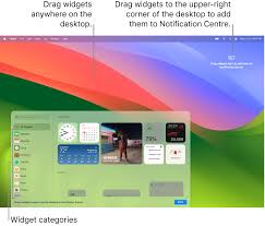 add and customise widgets on mac