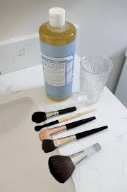 how to sustainably clean makeup brushes