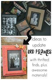 3 ideas to update old picture frames